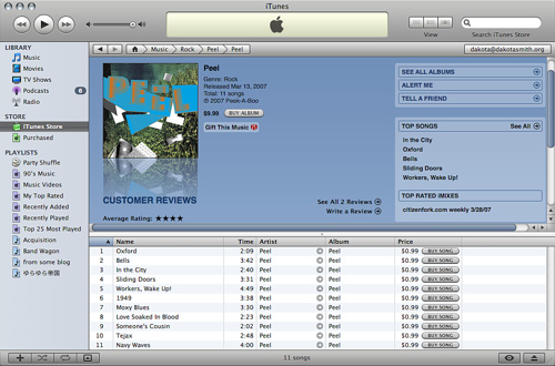 iTunes Music Store